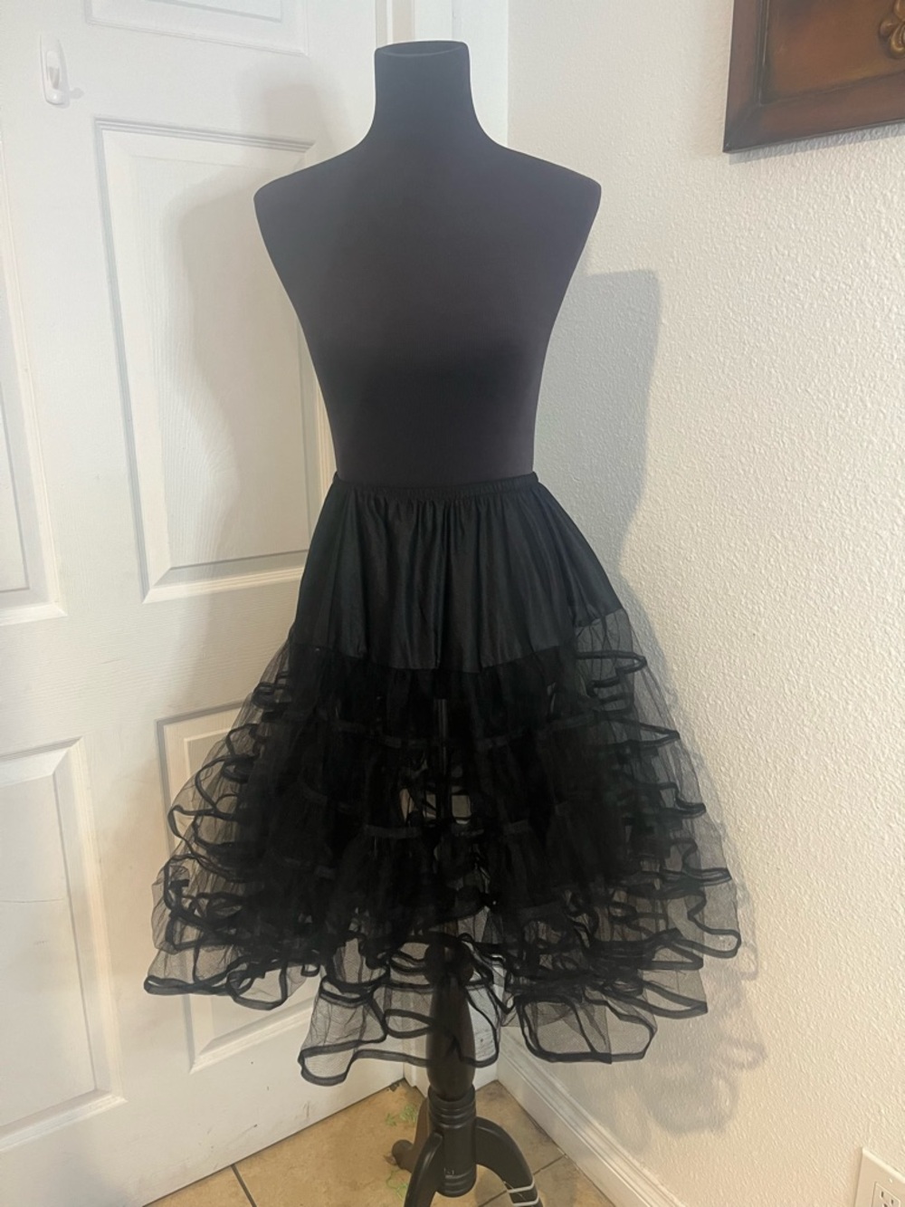 Leg Avenue Black Layered Tulle Skirt